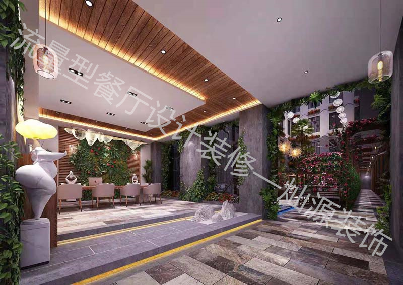 水泥工业风餐厅设计装修效果图&mdash;利来w66最给利装饰