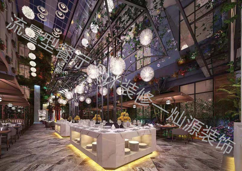 水泥工业风餐厅设计装修效果图&mdash;利来w66最给利装饰