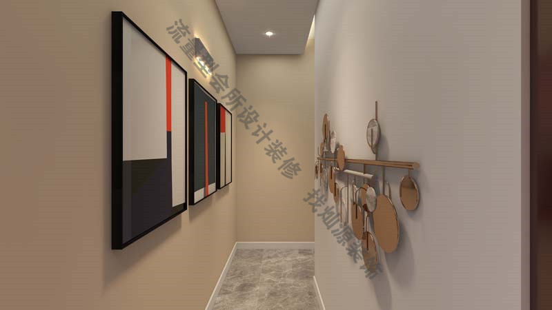 南宁足浴按摩会所设计装修效果图&mdash;走廊1