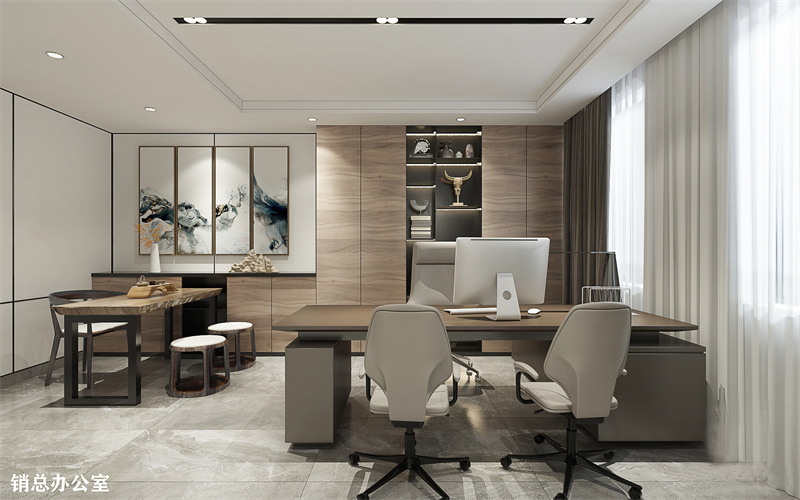 广西荣基医疗机械有限公司办公室设计装修工程效果图