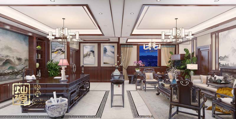 总经理办公室装修效果图