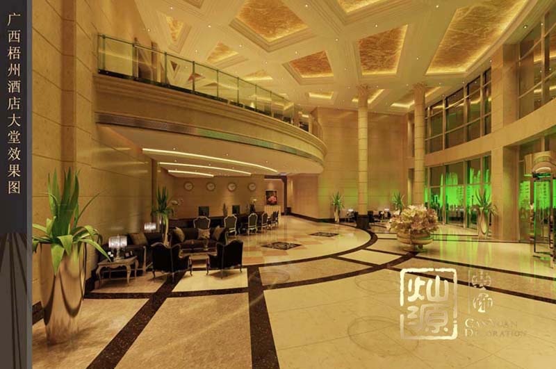 广西酒店设计大堂