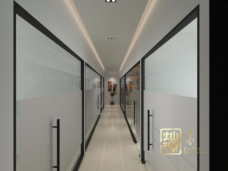 办公楼设计装修实景图