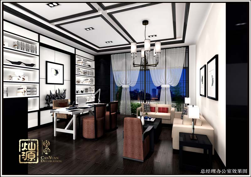 南宁中式风格办公室设计