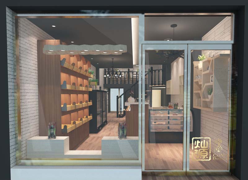 南宁水果店设计装修