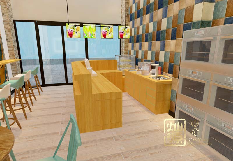 南宁奶茶店装修