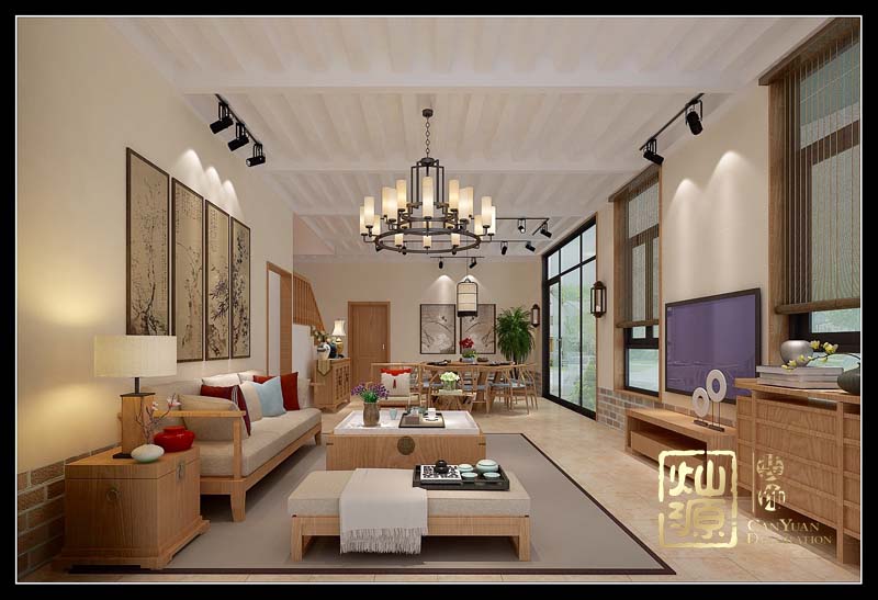 南宁私人会所设计装修之餐厅效果图