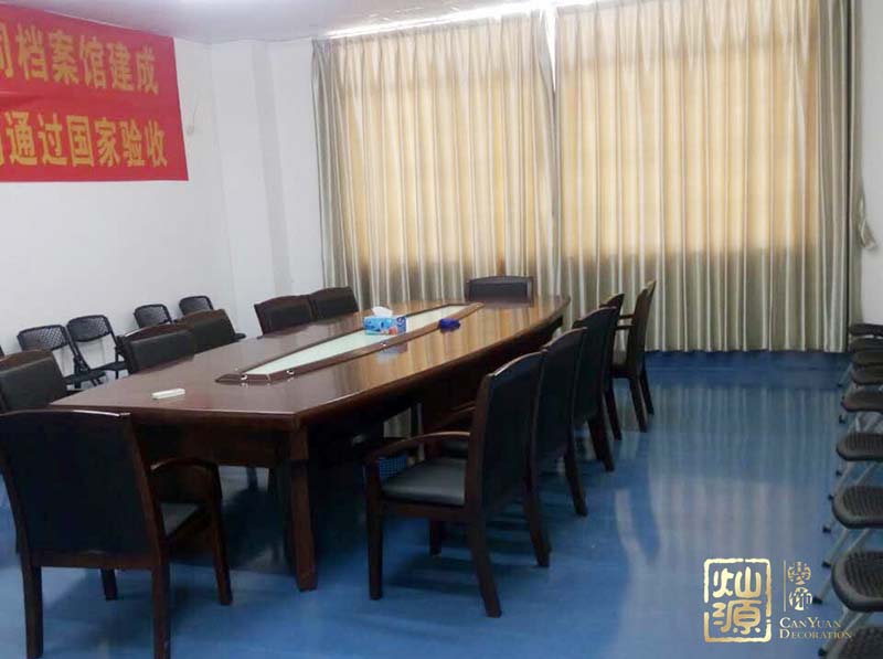 琴海数码厂房档案库房装修施工案例