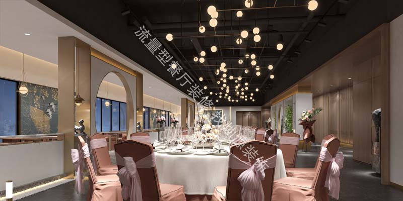 餐厅装修效果图之公共就餐区