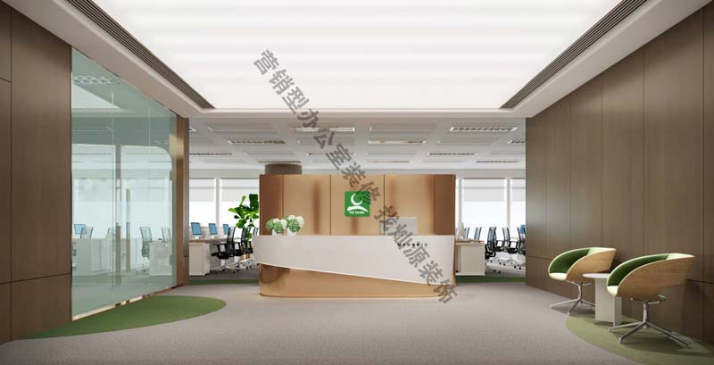 办公室装修实景案例效果图