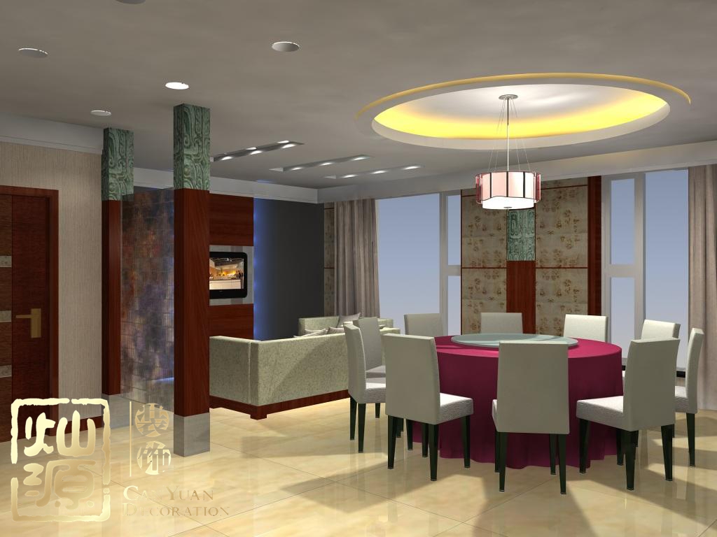 南宁餐厅装修效果图