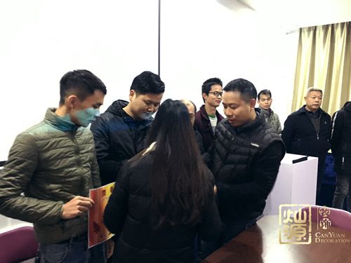 南宁装修公司早会图