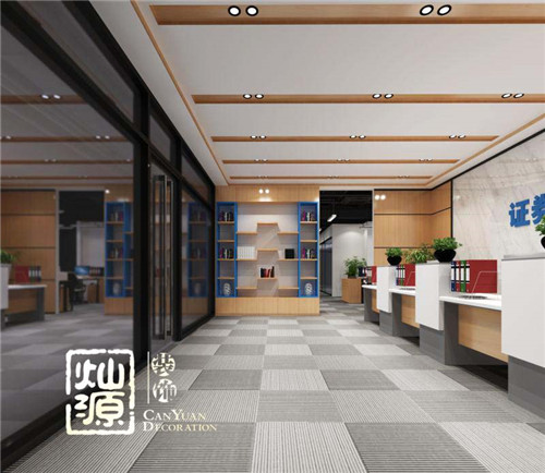 办公室装修过道区