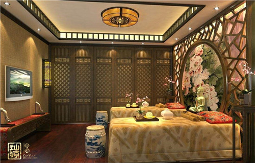 会所装修公司-会所理疗室