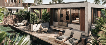 别墅酒店装修案例分析  用自然元素满足你极致的酒店幻想