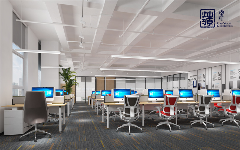 办公室装修灯光设计效果图