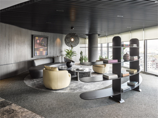 土豪金装修风格早就OUT了  大理石办公室装修才是真土豪