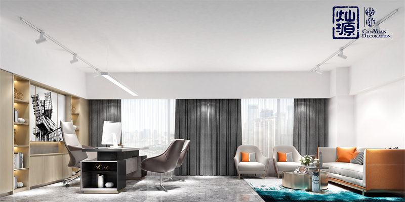 气质颜值和性价缺一不可！南宁办公室装修总经理办公室效果图案例鉴赏（二）