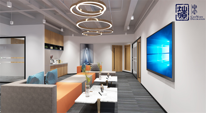 南宁办公室装修公司装修效果图