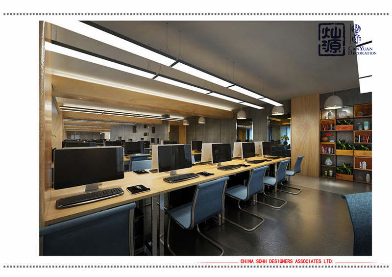 企业办公室装修效果图03 企业办公室装修效果图03