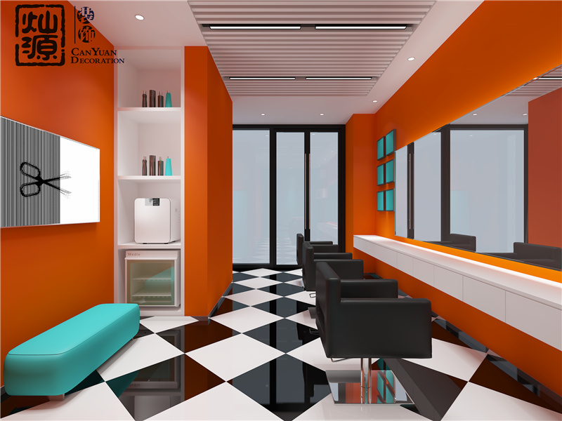 南宁理发店装修设计实图