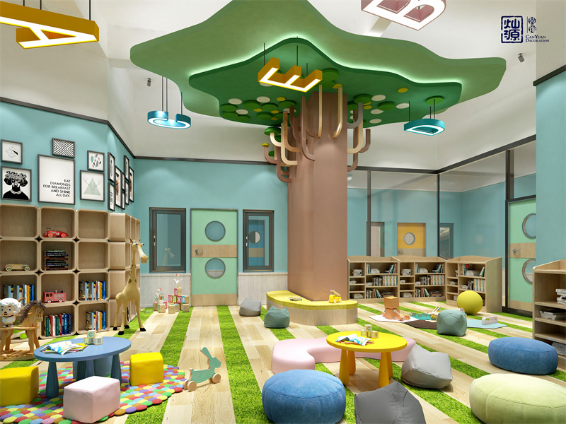 招生率爆棚的幼儿园装修三大要点！有请南宁幼儿园装修公司现身说法！
