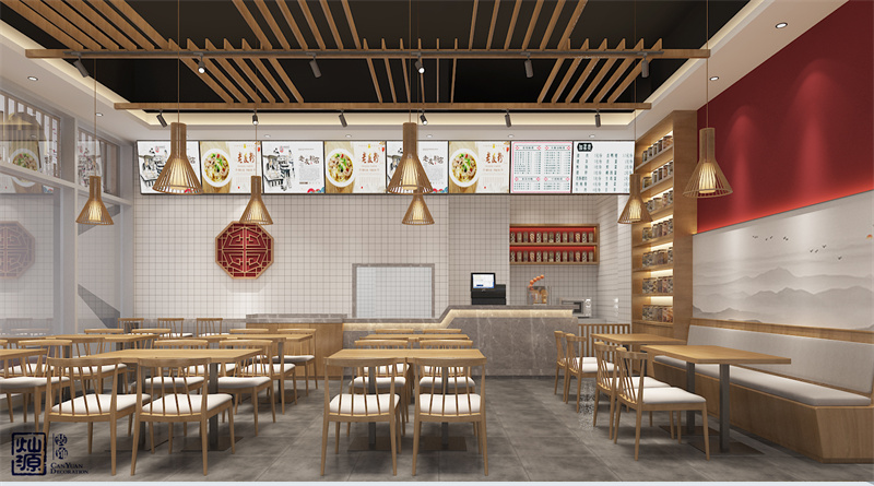 南宁快餐店设计装修效果图