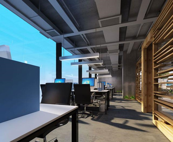 科技公司办公室装修图片