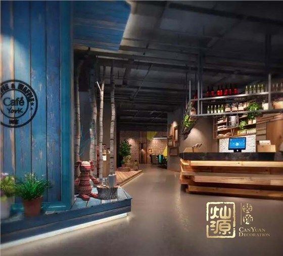 南宁工业风西餐厅装修