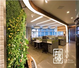 天元国际创意办公室装修案例-利来w66最给利装饰