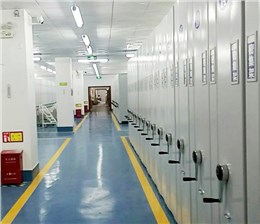 琴海数码厂房档案库房装修施工案例--利来w66最给利装饰