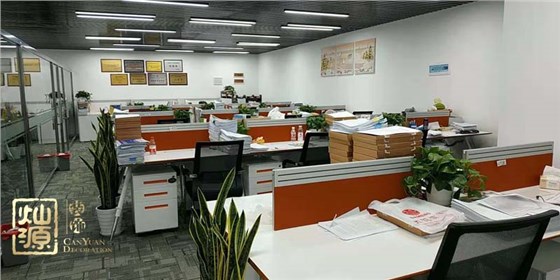 装修办公区域实景图