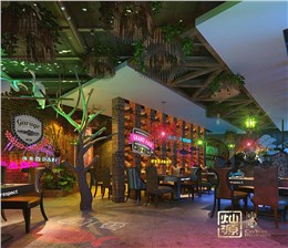 鱼儿宝主题餐厅设计装修案例-利来w66最给利装饰