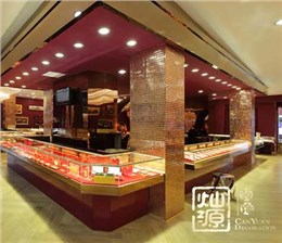 万宝缘珠宝展厅装修案例-利来w66最给利装饰