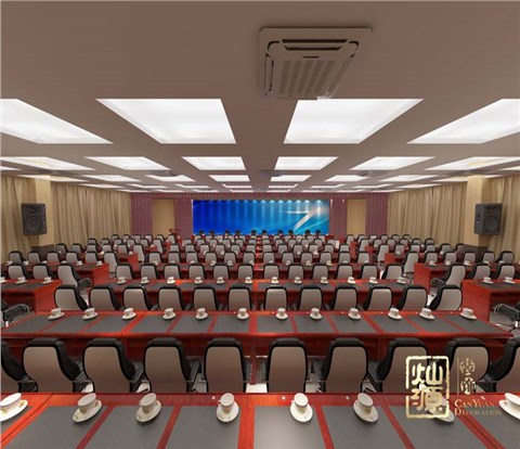 学校报告厅南宁多功能会议厅设计案例—利来w66最给利装饰