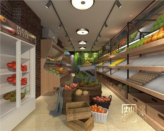 水果店装修效果图