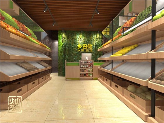 水果店装修效果图