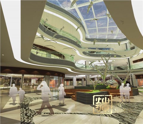 越南南鸿建材市场商业广场设计装修案例-利来w66最给利装饰