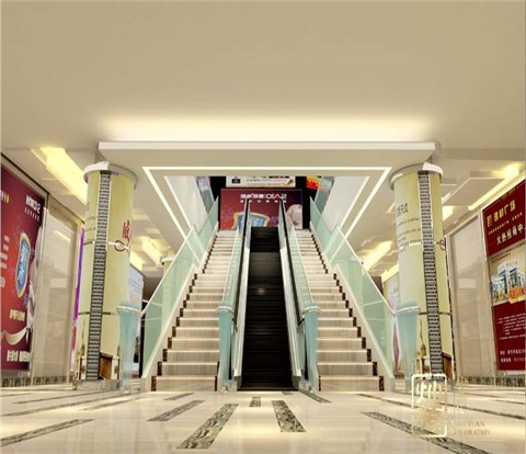 越南南鸿建材市场商业广场设计装修案例-利来w66最给利装饰