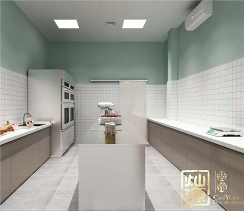 “以实惠价格打造精致效果，操作便利高人气”——南宁华润二十四城烤鸭店店铺装修设计案例