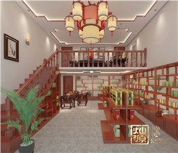 丰本粒南宁茶叶店设计装修案例-利来w66最给利装饰