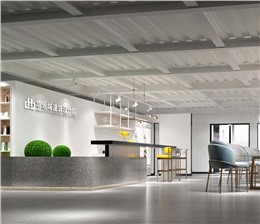 “1对1沟通定制，现代简约艺术设计”—南宁华景城建筑设计院办公楼装修设计案例-利来w66最给利装饰