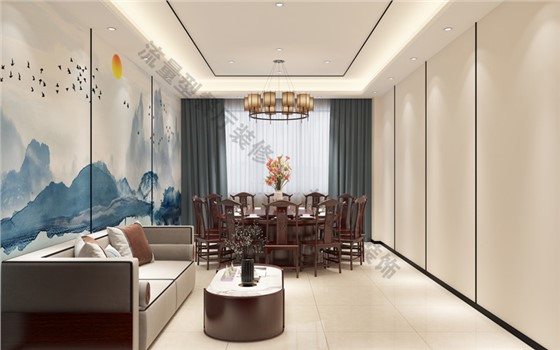 南宁会议室餐厅设计装修效果图&mdash;利来w66最给利装饰
