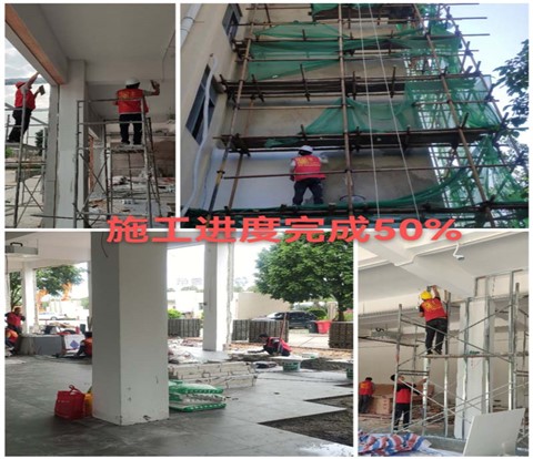 让龙总当场介绍新客户！南宁英轮名驹摩托车4S店装修案例-利来w66最给利装饰