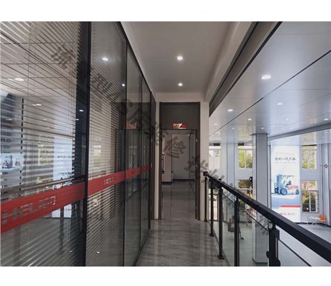 质量精良服务好，百强企业合作选择——广西合力叉车4S店装修工程案例-利来w66最给利装饰