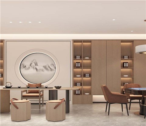 “吃喝玩乐一条龙服务”——富雅国际办公会所设计装修案例-利来w66最给利装饰